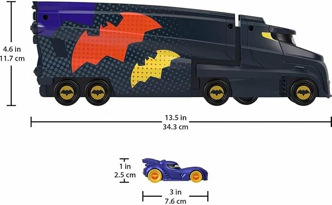 Batwheels Toy Hauler and Car, Bat-Big