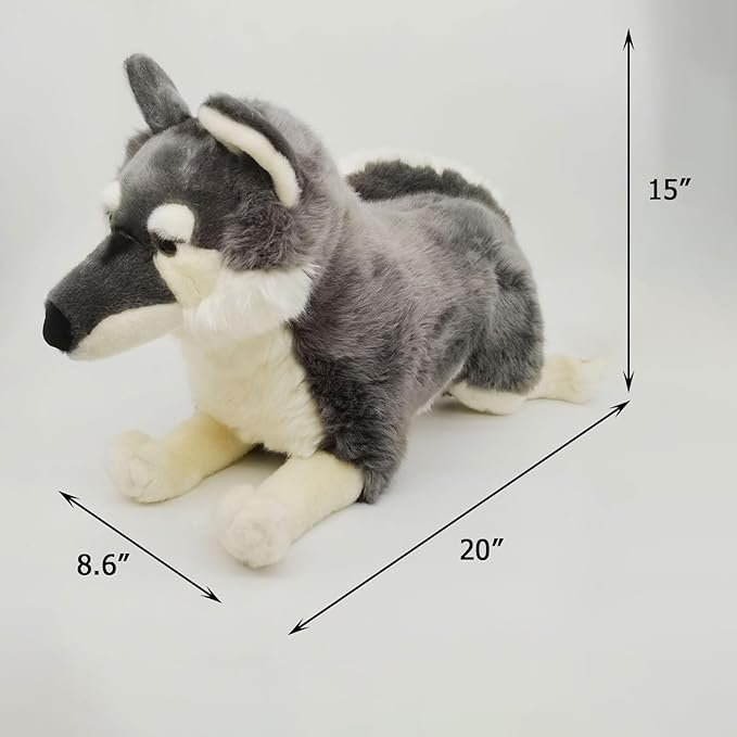 Realistic Stuffed Animals, Soft Floppy Plush Toys
