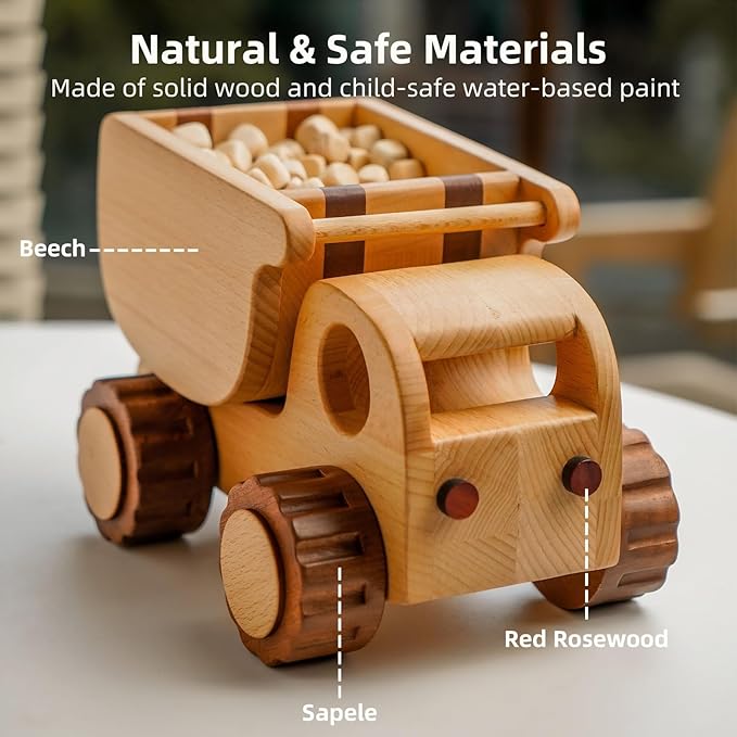 Construction Truck for Pretend Play | Wood Truck