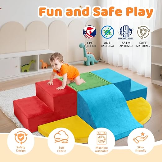 Toddler Climbing Toys Indoor, Foam Climbing Blocks