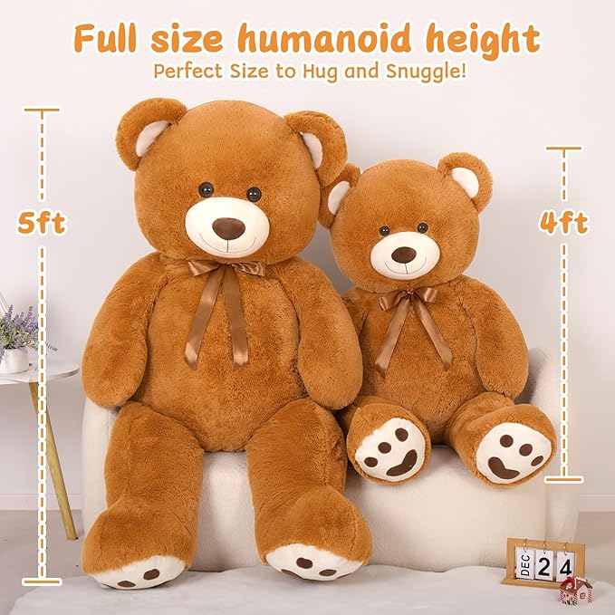 Large Life Size Big Teddy Bear Plush Gifts for Wife,